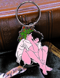 GROWTH Enamel Keychain