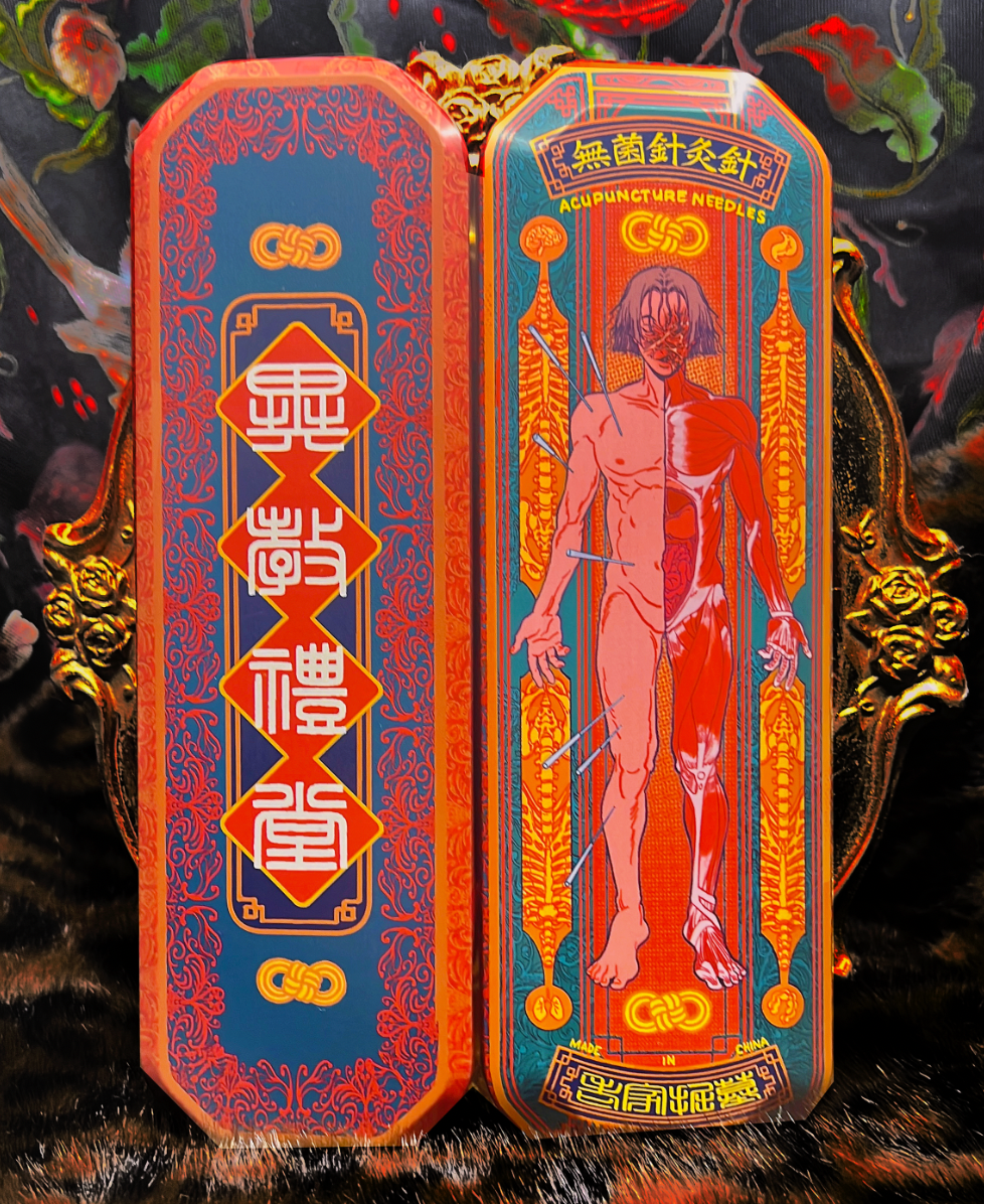STERILE ACUPUNCTURE NEEDLES Glasses/Pencil Tin