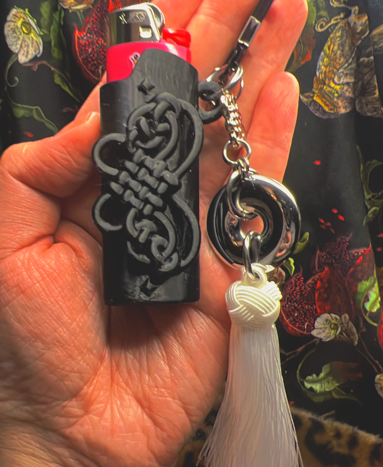 BUTTERFLY Lighter Case KEYCHAIN