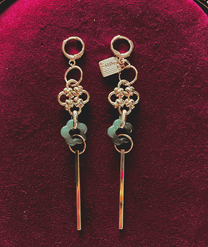 Gold Hierophant EARRINGS (Pair)