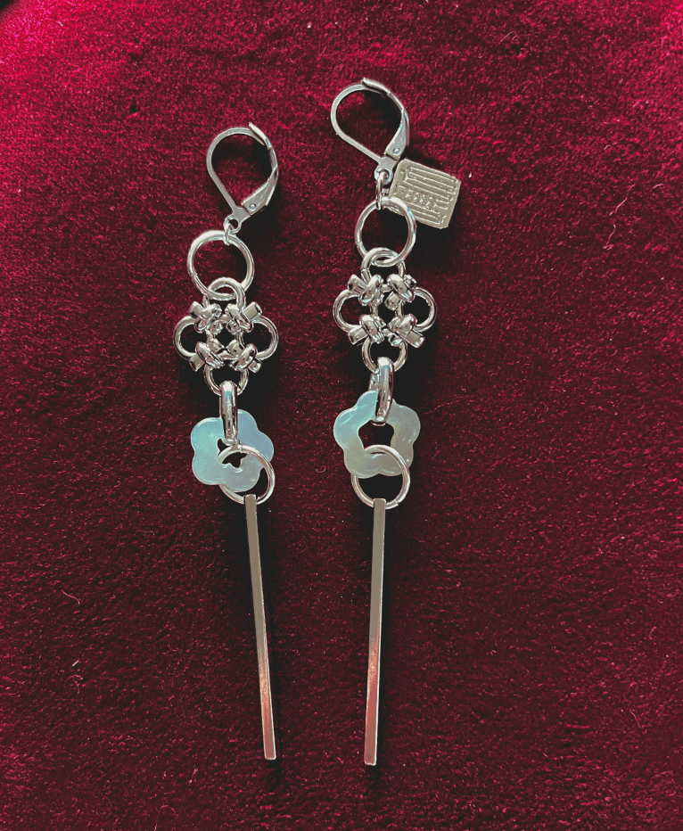 Silver Hierophant EARRINGS (Pair)