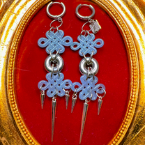 FORTUNE'S PICK GOLD&amp;SILVER Earrings (SINGLE)
